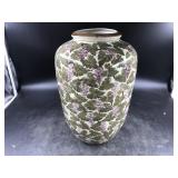 Porcelain Grape-Decorated Modern Vase