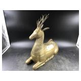 2-Part. Reclining Stag Bowl