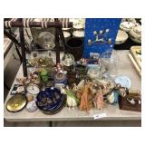 Selection of Collectibles Including Brass Stags