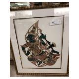 2 Modern Oriental Figural Cut-Outs