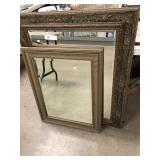 2 Beveled Edge Mirrors