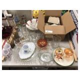 Table Lot-Tumblers, Ranger Joe Mug, Glassware,