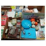 Grouping of Items:  HO Track, Games, Plasticville,