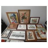 Table Lot: Pictures/Artwork-Manheim, Ephrata, Etc.