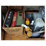 (2) Box Lots: Automotive Manuals & Lubricants