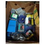 Box Lot: Misc. Nails, Screws & Hardware