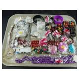 Tray Lot of New Costume Jewelry