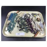 Tray of Costume Jewelry