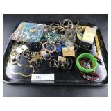 Tray of Costume Jewelry