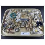 Tray of Costume Jewelry