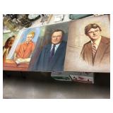 4 Oil Portrait Painting A. Hermansader