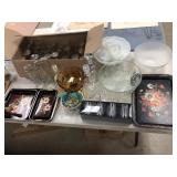 Selection of Glassware- Stemware, Punch bowl,