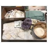 Selection of Vintage Linens and Misc.