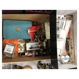 Box of Hat Pins and Misc.