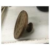 Vintage Chip Carved Butterprint