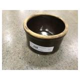 Stoneware Glazed Crock & Brown