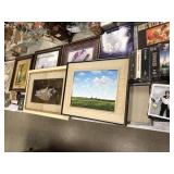 Lot: Paintings, Prints, VHS & Video Tapes