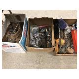 3 Boxes- Assorted Hardware, Insulators, Etc.