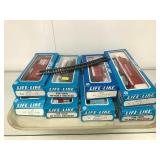 HO Scale Engine, Box Cars, Etc.