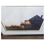 David Brumbach Watercolor of Old Farmhouse/Garden
