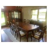 11pc Lacquer Craft Dining Room Suite