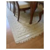 Large Cream-Colored Area Rug Alicante Collection