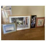 4 Framed Artwork Pieces