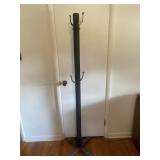 Vintage Wooden Coat Rack with 4 Hooks