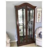Curio Cabinet with 4 Glass Shelves