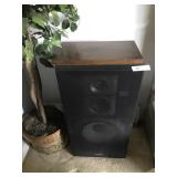 Pair of Technics Simulated Wood Cabinet Speakers