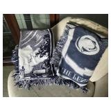Bucknell and Penn State Blankets