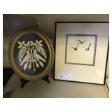 Dove Scherenschnitte and Embossed Ocean Scene