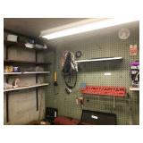 Items on Peg Board-Rope, Extension Cords, Etc.