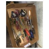 Screw Drivers, Tape Measures and Misc. Tools