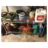 Contents of Shelves- Spray Paint, Garden Sprays.