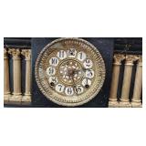 Gilbert Mantle Clock w/ Key & Pendulum