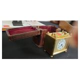 Barrois French Carriage Clock & Case