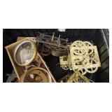 Misc. Lot of Clock Movements, etc.