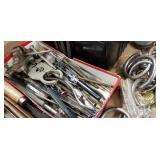 Tray of Misc. Watch & Clock Repair Tools