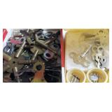 Lot of Vintage Clock Keys