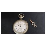Elgin Key Wind Pocket Watch, wound tight