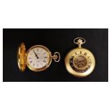2 Modern Mechanical Pocket Watches