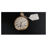 Hampden 18S 17J G.F Pocket Watch, working