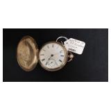 Waltham 18 7J Coin Silver Pocket Watch Broadway,