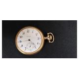 H.F Steck G.F 17J Pocket Watch, working