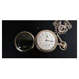 Hampden Wm. McKinley 17J Pocket Watch, working