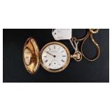 Waltham 18S 7J Hunter Case G.F Pocket Watch, runs