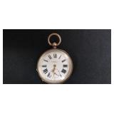 Freeman Co. Sterling Pocket Watch, starts and