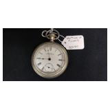 Waltham 7J Pocket Watch 18, runs