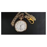 Waltham 17J G.F Pocket Watch, working